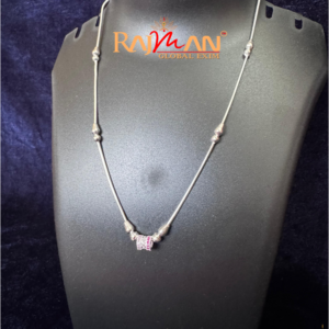 The Pink Perl Chain pendent
