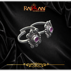 The Sunflower Ruby Oxy Toe Ring