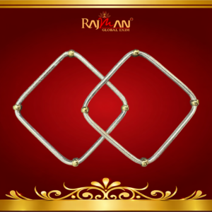 Rajman Two Tone Squre chudi kada