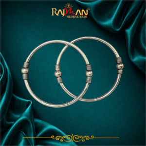 Rajman Twinkle Silver chudi kada