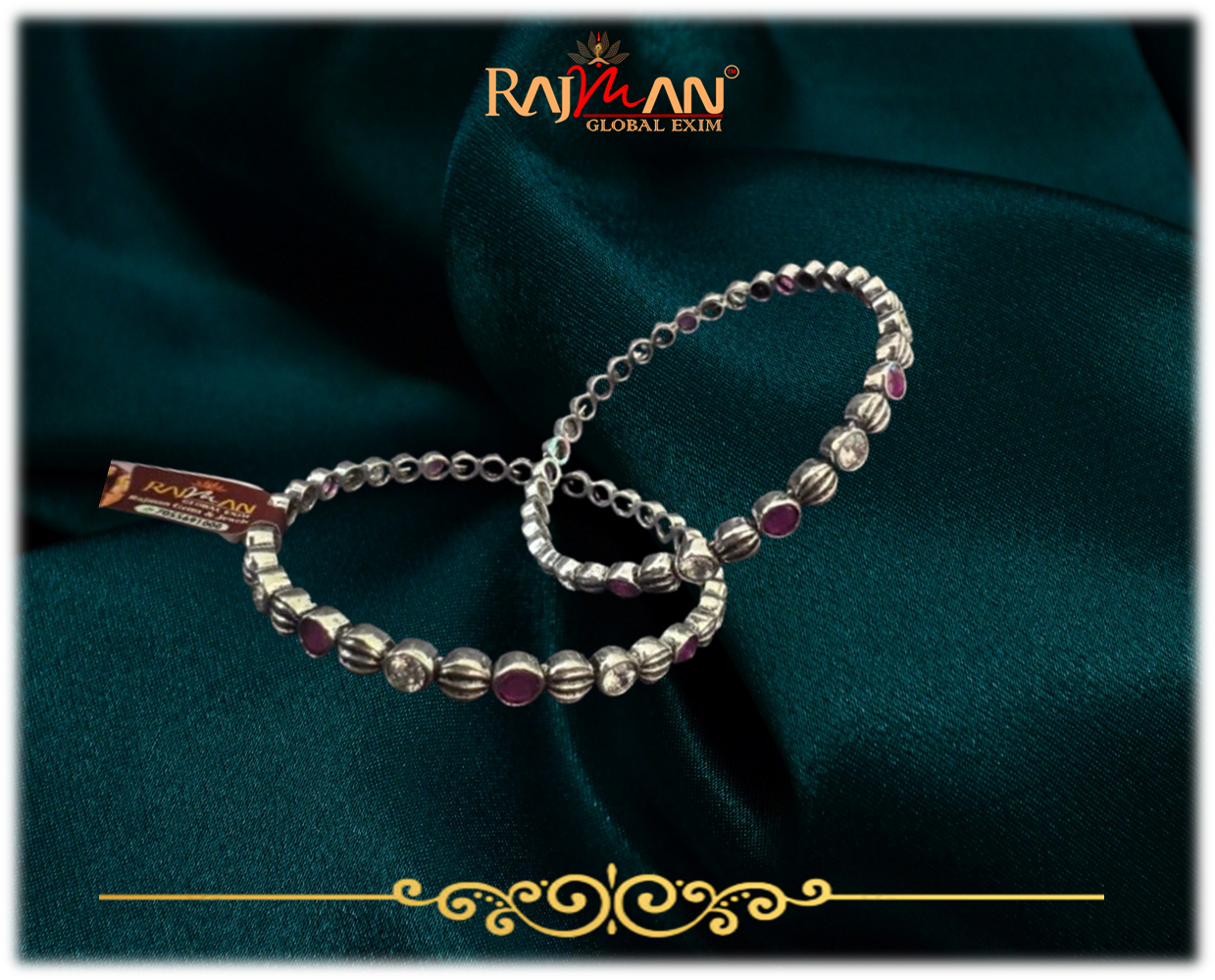 Bai'sa Cut Stone Bangles - Image 4