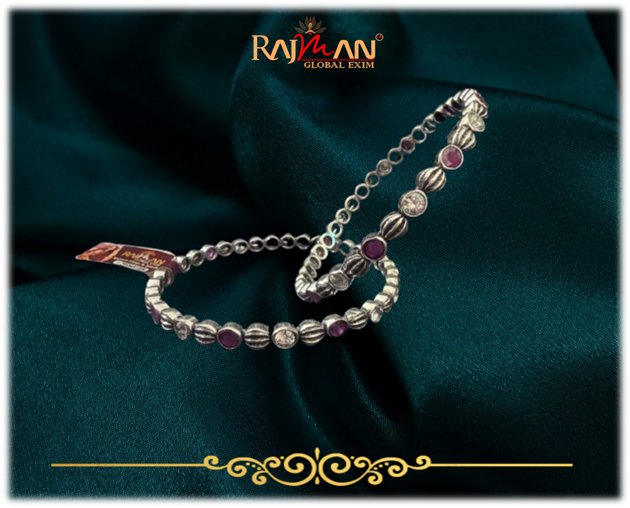 Bai'sa Cut Stone Bangles