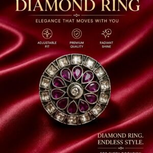 RUBBY SUNFLOWER Diamond RING