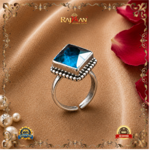 Blue Sapphire Diamond Ring